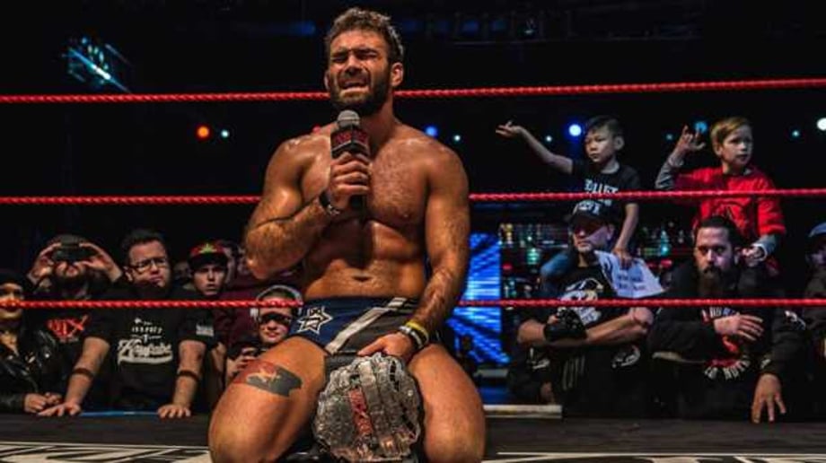 David Starr Stomps On The NXT UK Championship During His Match Against WALTER