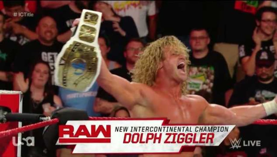 Dolph Ziggler Defeats Seth Rollins On RAW To Become The New Intercontinental Champion