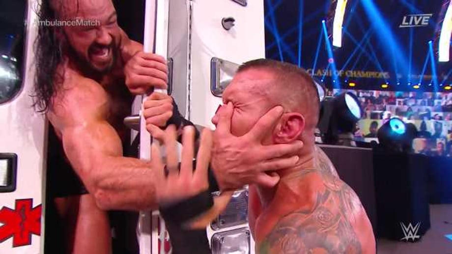 Drew McIntyre Retains The WWE Title Against Randy Orton In An Ambulance Match At CLASH OF CHAMPIONS