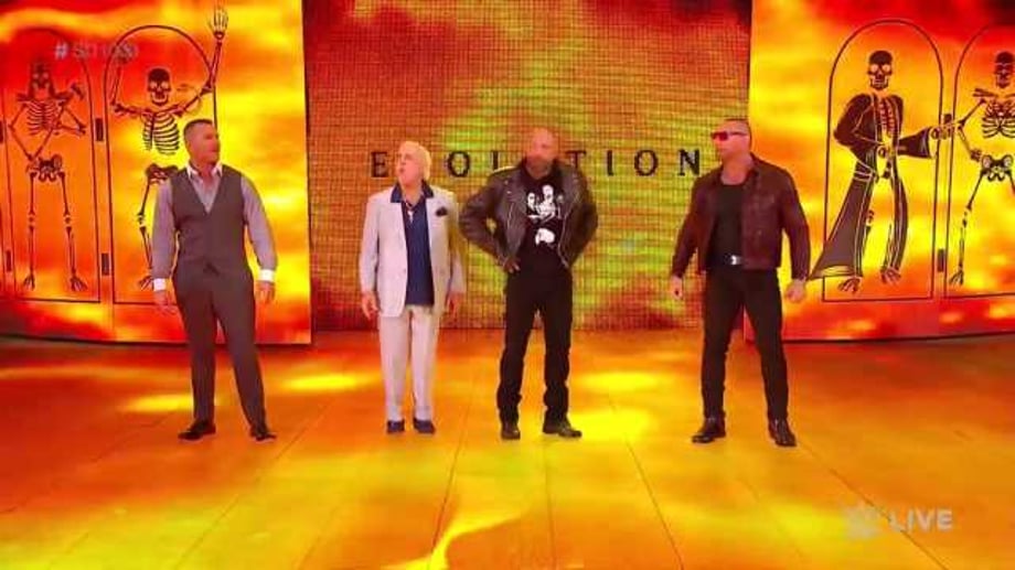 Evolution Reforms For One Night Only(?) At SMACKDOWN LIVE 1000; Randy Orton Heels It Up