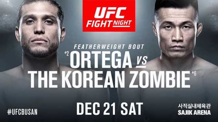 Featherweight Bout Between Brian Ortega And Chan Sung Jung Will Headline UFC BUSAN