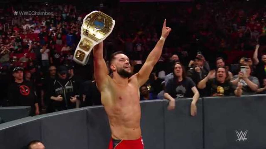Finn Balor Pins Lio Rush At ELIMINATION CHAMBER To Become New Intercontinental Champion