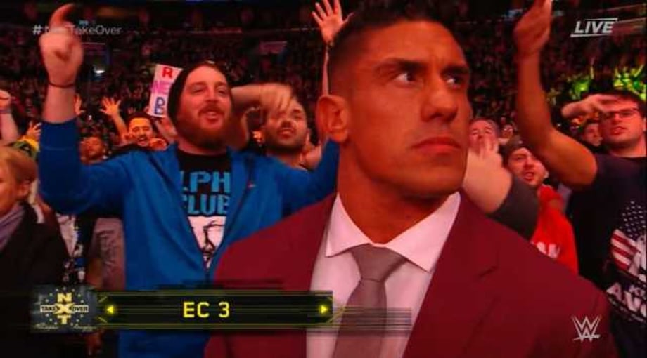 Former IMPACT WRESTLING Champion Ethan Carter III Shows Up At NXT TAKEOVER: PHILADELPHIA