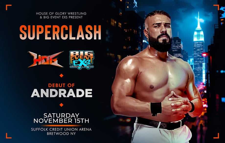 Former WWE United States Champion Andrade Was Announced For Two More Indie Shows