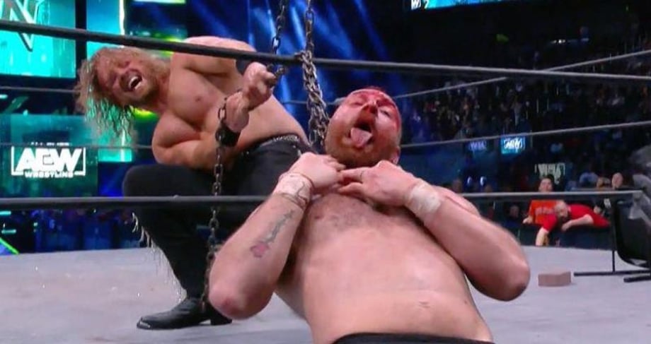 Hangman Adam Page Defeats Jon Moxley In An Insanely Violent Texas Death Match At AEW REVOLUTION