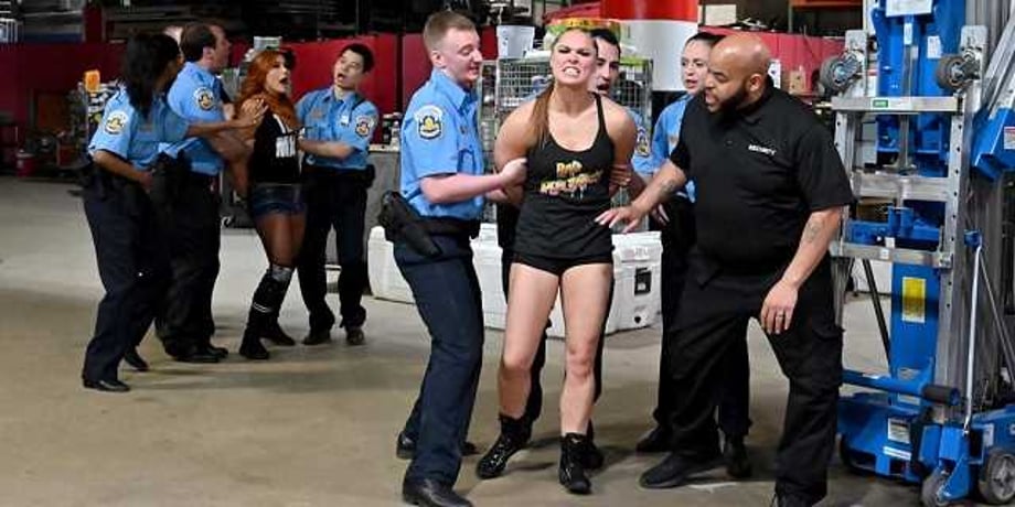 Here's How WWE Pulled Off That Awesome Backstage Brawl With Ronda Rousey, Charlotte Flair, And Becky Lynch