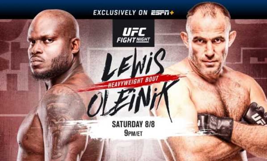 Here's The Finalized Line-Up For UFC FIGHT NIGHT: DERRICK LEWIS VS. OMARI AKHMEDOV