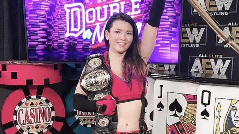 Hikaru Shida Walks Out Of DOUBLE OR NOTHING New AEW Women's Champion After Pinning Nyla Rose