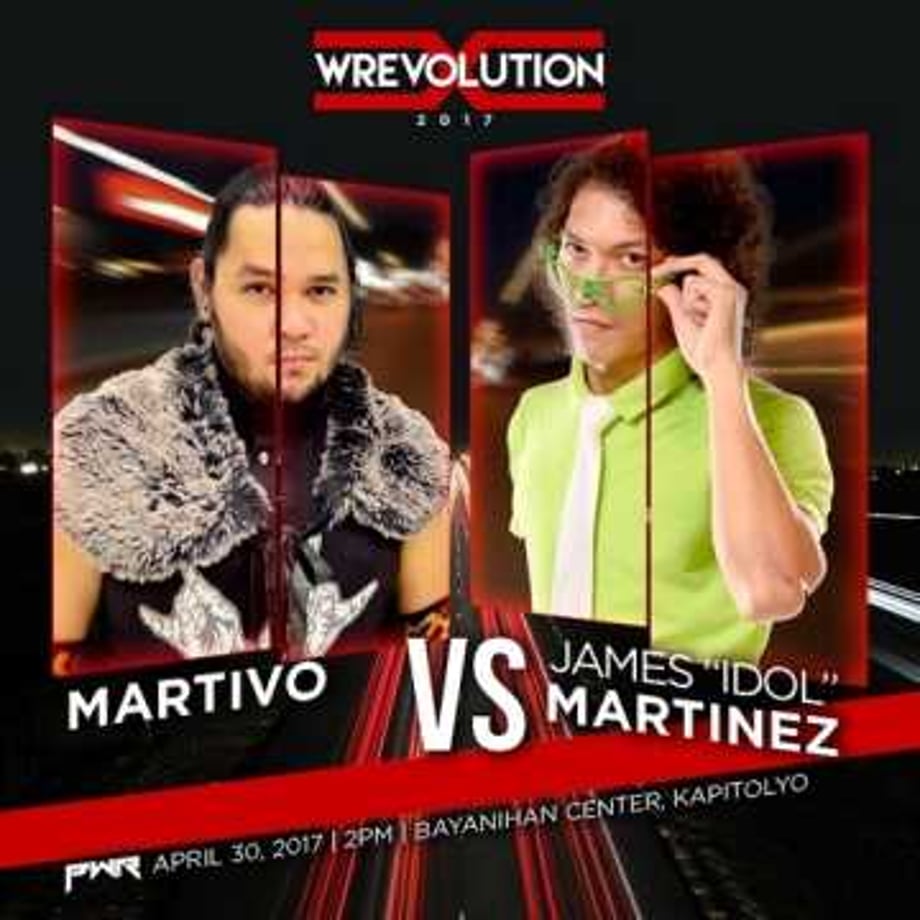 James "Idol" Martinez Sets Himself On Fire During His Match At WREVOLUTION X