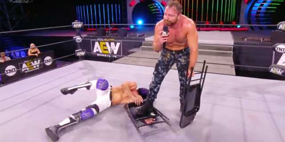 Jon Moxley "Breaks" Dark Order Member 10's Arm After Their Match On AEW DYNAMITE