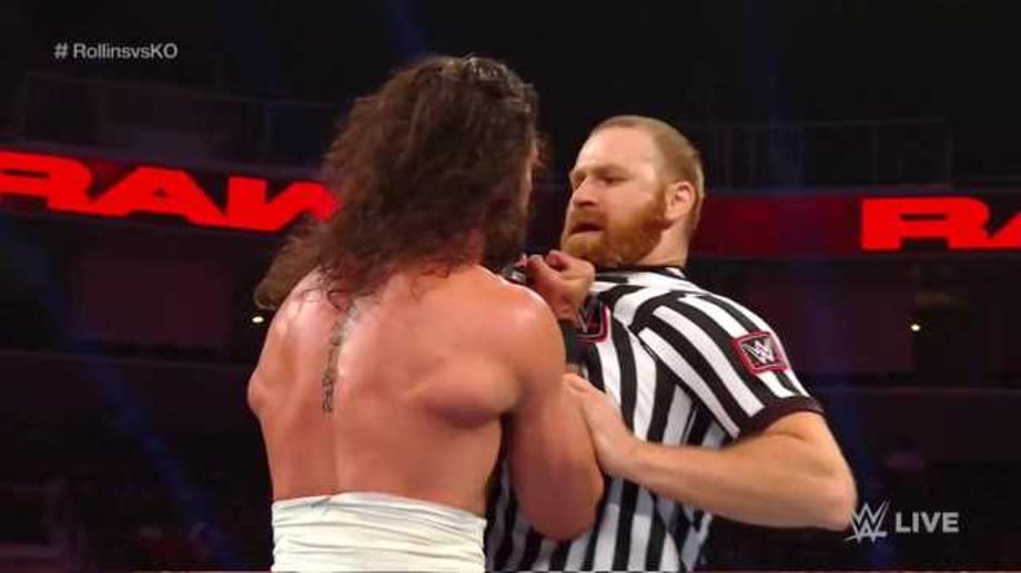 Kevin Owens Defeated Universal Champion Seth Rollins On RAW... With Help From The Special Guest Referee