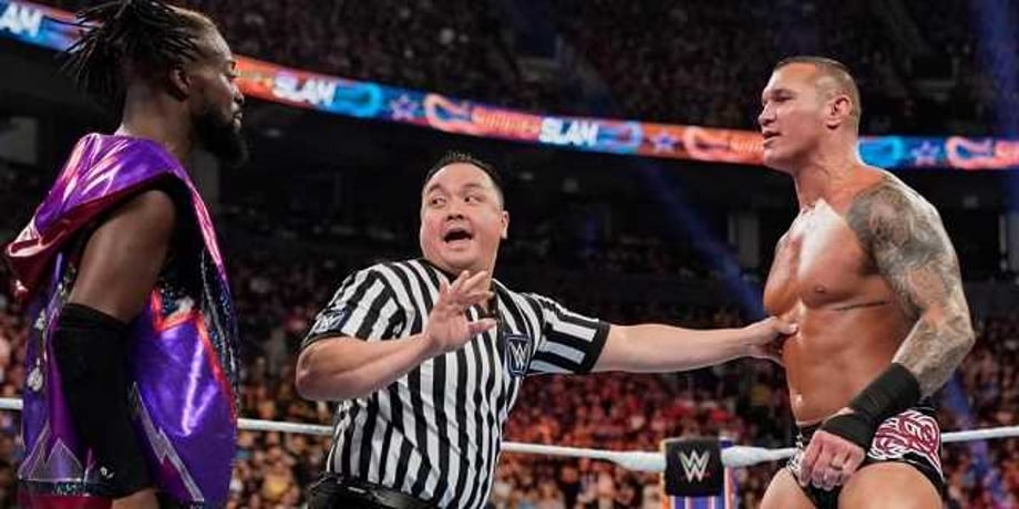 Kofi Kingston Vs. Randy Orton At SUMMERSLAM Ended With A Double Count-Out And Chants Of "Bullsh*t"