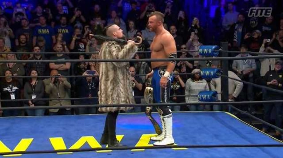 Marty "The Villain" Scurll Confronts Nick Aldis At NWA's INTO THE FIRE PPV