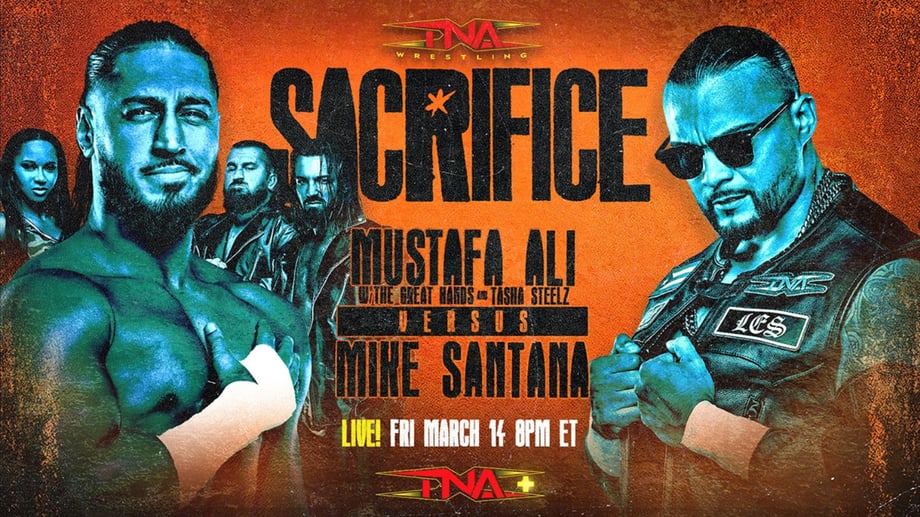 Mike Santana Will Face Mustafa Ali At TNA'S SACRIFICE Pay-Per-View