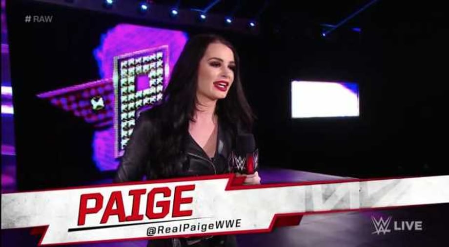 Paige Returned To TV Last Night On RAW - But Only To Promote FIGHTING WITH MY FAMILY
