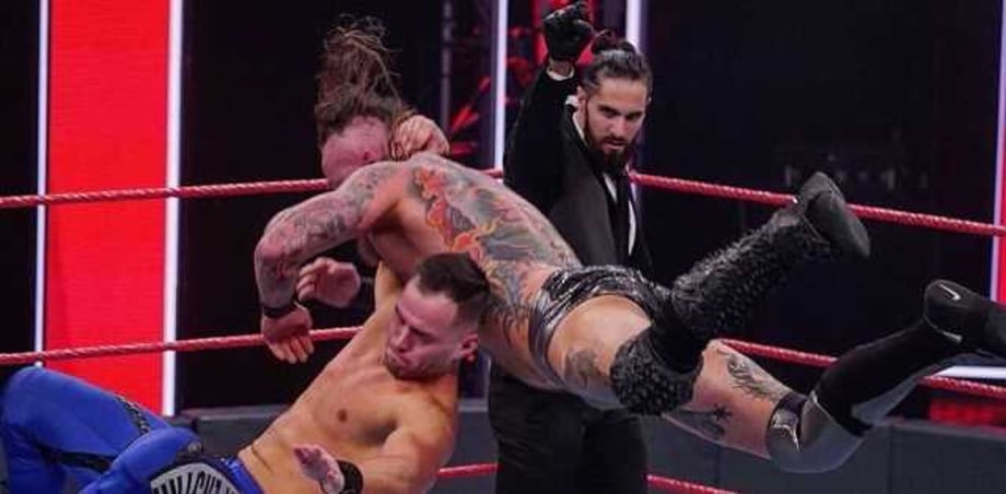 RAW: Austin Theory Becomes Seth Rollins' Newest Disciple After Being Ejected From Zelina Vega's Faction