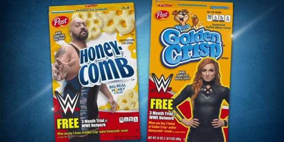 RAW Women's Champion Becky Lynch And The Big Show Will Be Featured On Millions Of Post Cereal Boxes