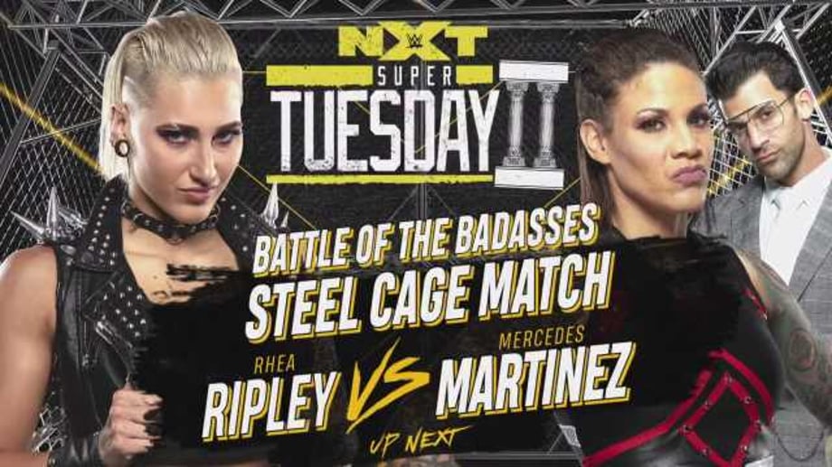 Rhea Ripley Defeats Mercedes Martinez In A Brutal Steel Cage Match To Main Event NXT "Super Tuesday"