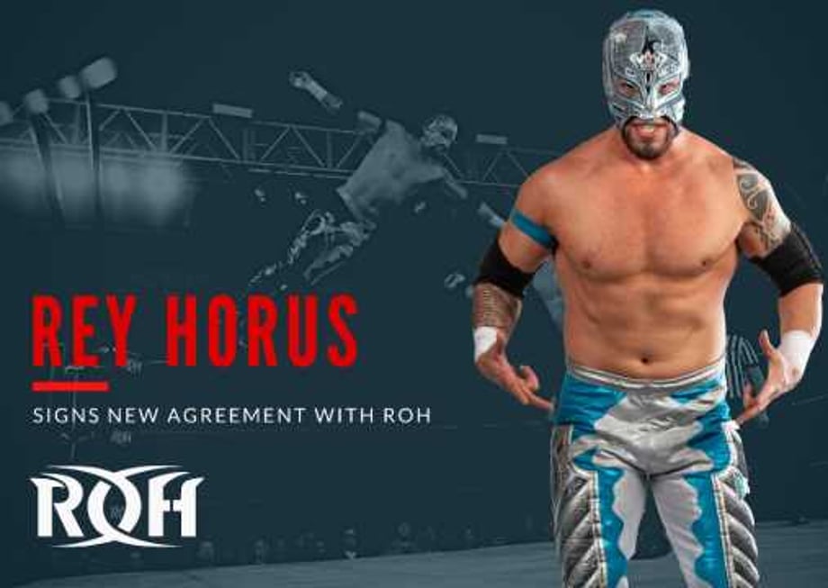 ROH Six-Man Tag Team Champion Rey Horus Signs A New Contract With RING OF HONOR