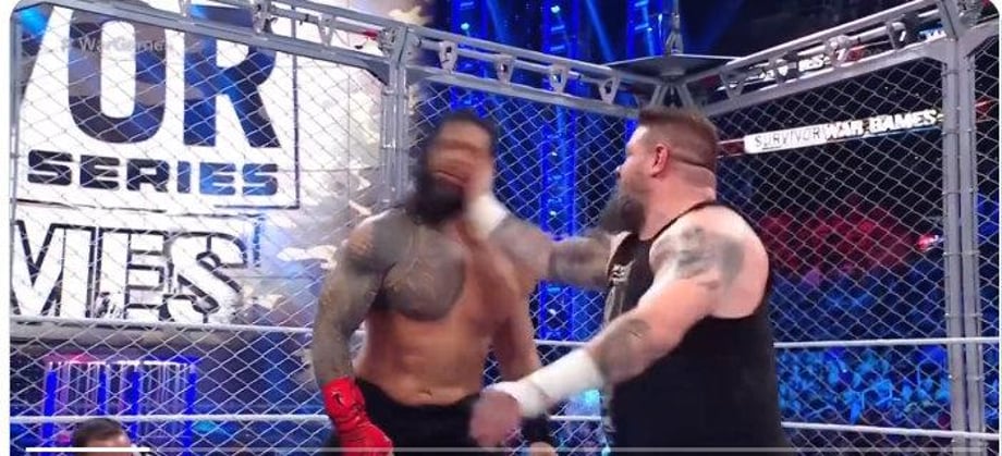 Roman Reigns Said To Be "Visibly Upset" After Unplanned Spot With Kevin Owens During WAR GAMES Match