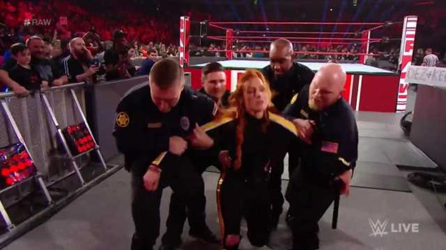 Ronda Rousey Demands That Becky Lynch Be Reinstated; Leaves Her "Belt" In The Ring When Steph Refuses