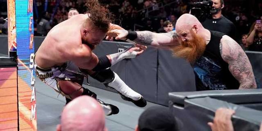 Rowan Attacked Buddy Murphy During The SUMMERSLAM Kickoff After He Outed Him As Roman Reigns' Attacker