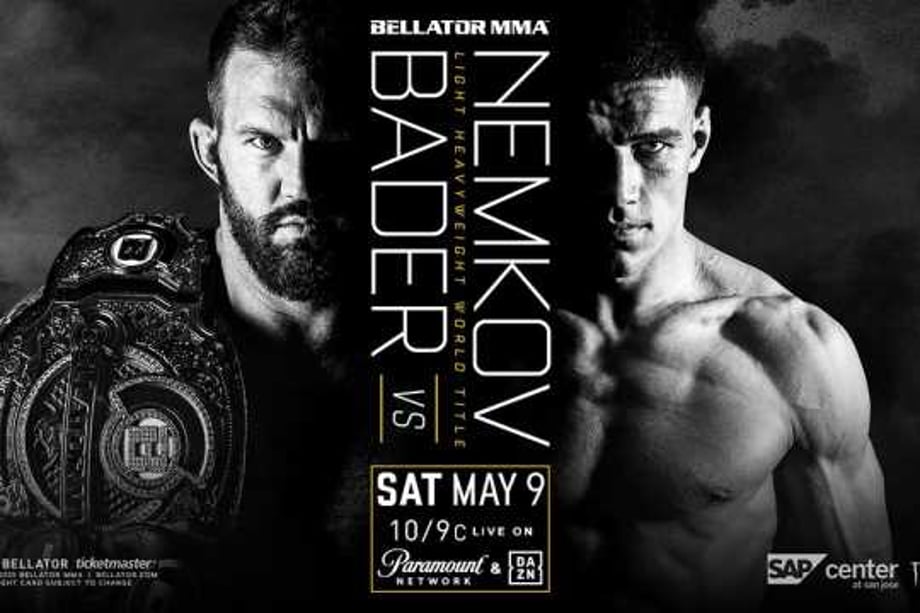 Ryan Bader Will Defend The BELLATOR Light Heavyweight Championship Against Vadim Nemkov