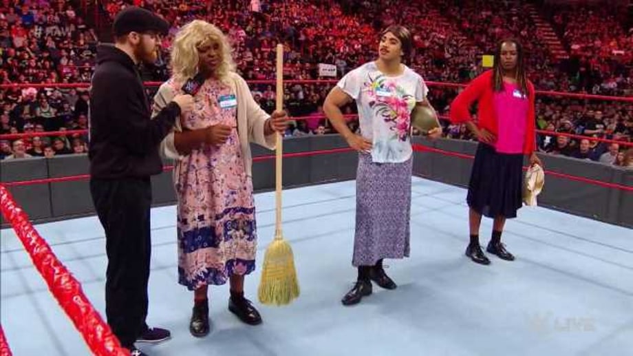 Sami Zayn Interviewing Bobby Lashley's "Sisters" On RAW Was Every Bit As Bad As You Expected
