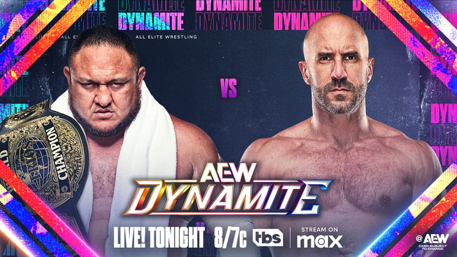 Samoa Joe Gets His Shot At Revenge On Tonight's AEW DYNAMITE