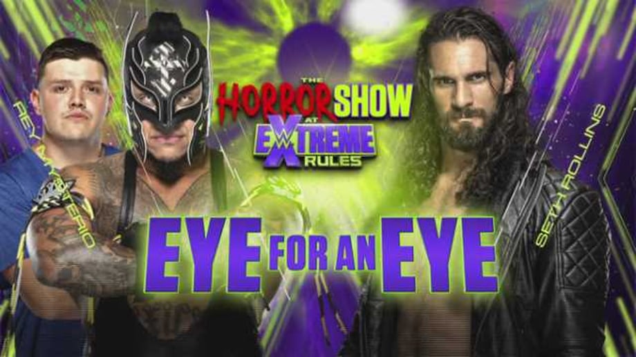 Seth Rollins Extracts Rey Mysterio's Eye To Win "Eye For An Eye" Match At EXTREME RULES