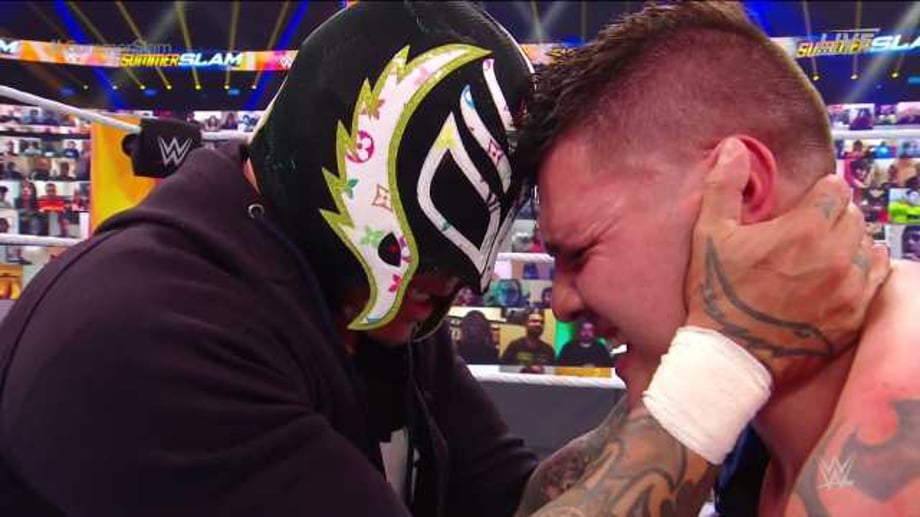 Seth Rollins Is Victorious At SUMMERSLAM Despite A Valiant Effort From Dominik Mysterio