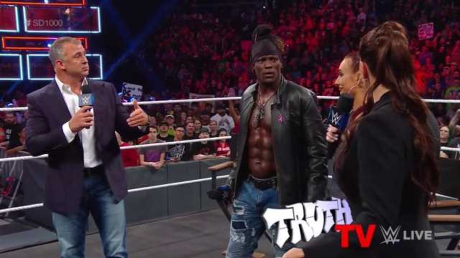 SMACKDOWN LIVE 1000 Kicks Off With Truth TV And Guests Vince, Stephanie And Shane McMahon