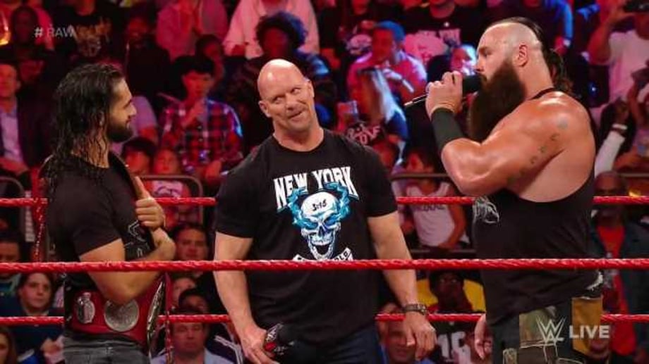 "Stone Cold" Steve Austins Kicks Off RAW; Delivers A Stunner To AJ Styles