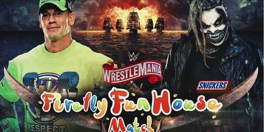 The Fiend Demolishes John Cena In The Utterly INSANE Firefly Fun House Match At WRESTLEMANIA