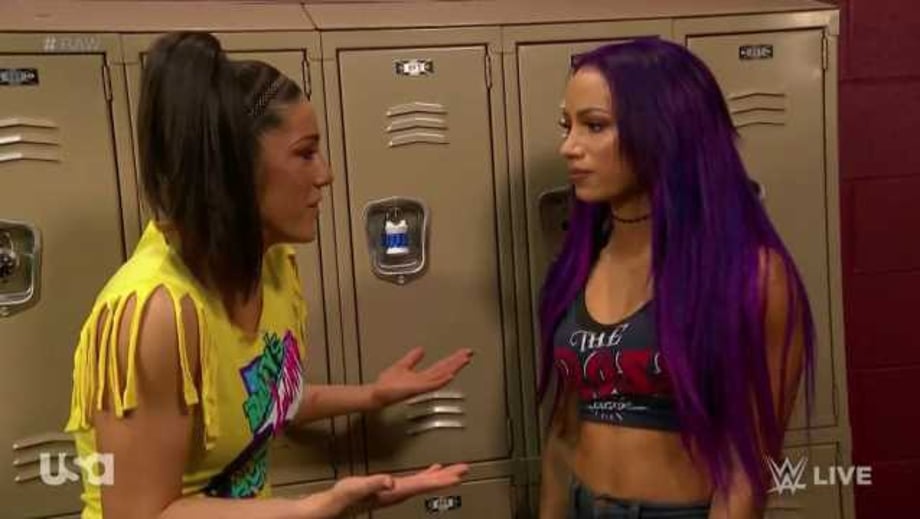 The Tension Between Bayley And Sasha Banks Finally Boils Over Into A Backstage Brawl On RAW