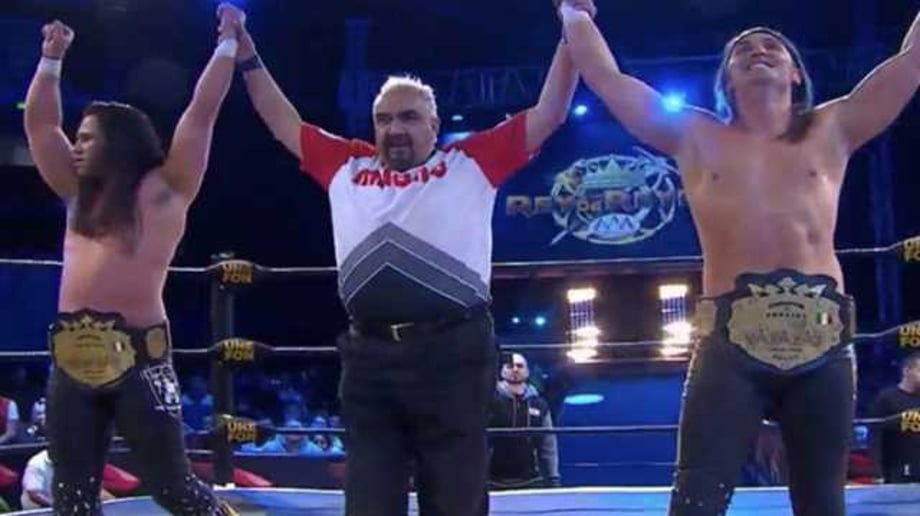 The Young Bucks Defeat The Lucha Brothers For The AAA World Tag Team Titles At AAA REY DE REYES