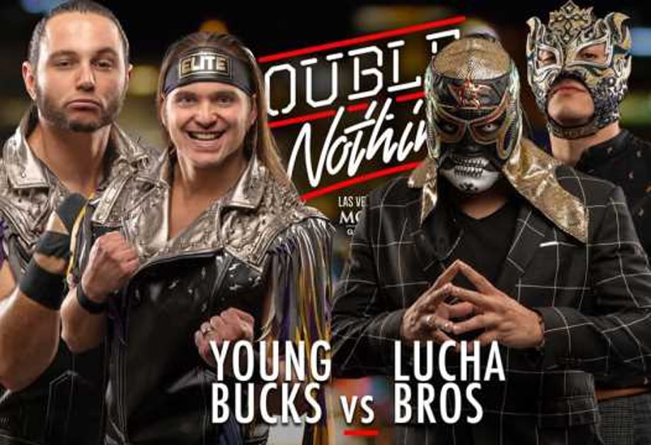 The Young Bucks Vs. The Lucha Bros Is Finally Confirmed For AEW's DOUBLE OR NOTHING Show