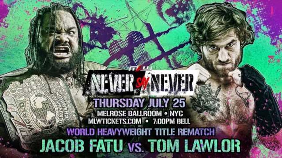 Tom "Filthy" Lawlor Will Get His Rematch For The MLW World Heavyweight Championship Against Jacob Fatu