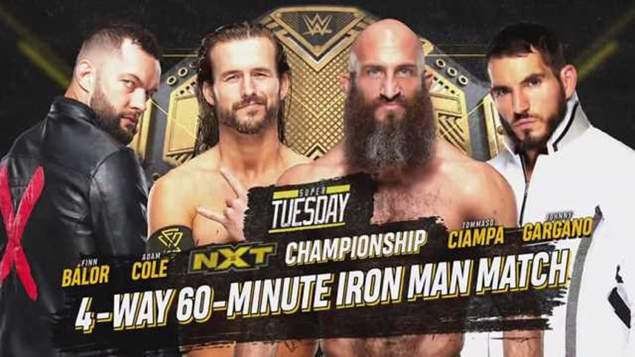 Tonight's "Super Tuesday" Edition Of NXT Features An Ironman Match For The NXT Championship