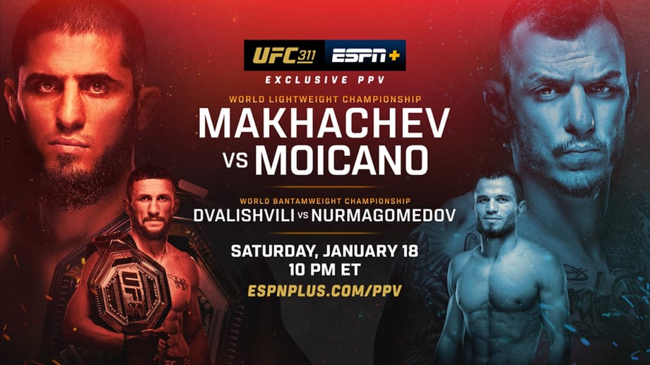 Two Championship Fights Will Be Featured On Tonight's UFC 311