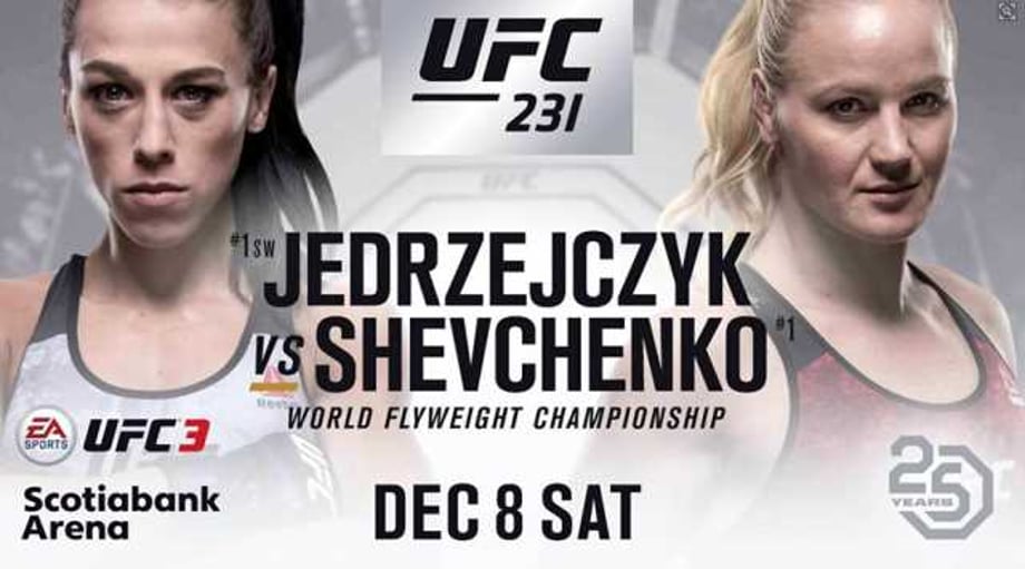 Valentina Shevchenko and Joanna Jedrzejcyzk Is Confirmed Again For UFC 231