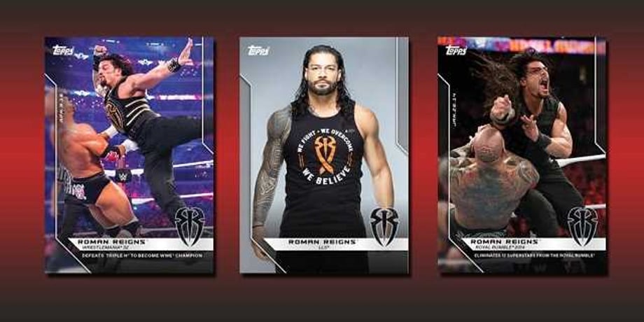 WWE And Roman Reigns Team Up With Topps Trading Cards To Help Battle Cancer