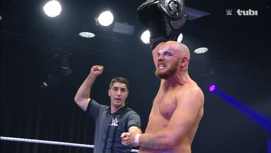 WWE EVOLVE TITLE CHANGE - Aaron Rourke Beats Jackson Drake