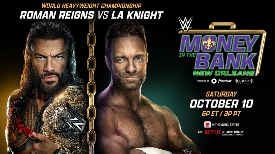WWE MONEY IN THE BANK 2026 Results: Roman Reigns vs LA Knight, Money in the Bank Ladder Matches & More