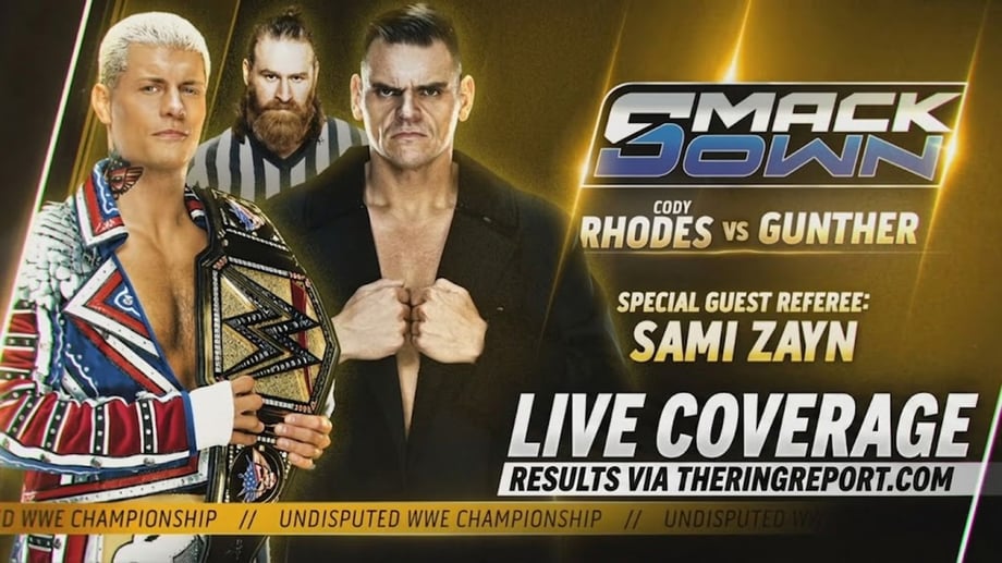 WWE SMACKDOWN Results: June 19, 2026 - Cody Rhodes vs Gunther WWE Title Match & More