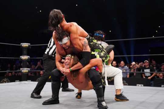 Proud & Powerful (Santana And Ortiz) Beats The Young Bucks At AEW's ...