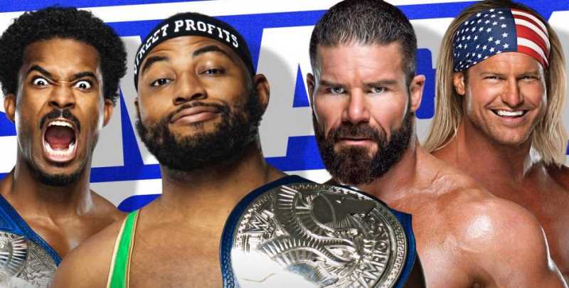 Dolph Ziggler And Robert Roode Defeat The Street Profits To Become New Smackdown Team Champions