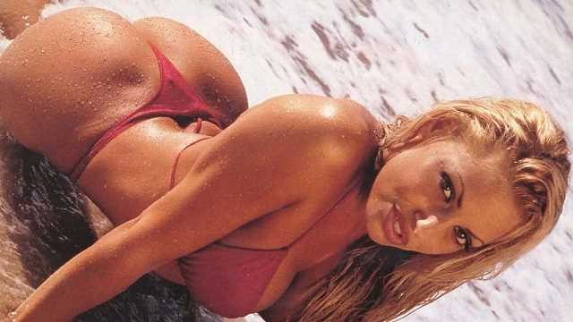 Trish Stratus Strips For Vince.