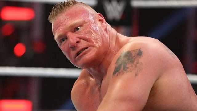 aew brock lesnar