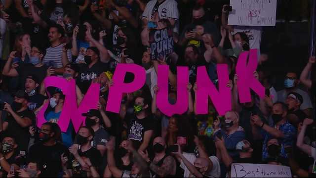 cm punk signs aew